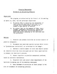 Planning Memorandum: Economics of Accounting Practice (March 6, 1959).