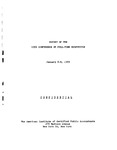 Report of the 1959 Conference of Full-Time Executives, January 8-9, 1959 (Confidential).