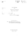 Draft Questionnaire with Tabulations of Test Interviews, Made on January 9, 1956, for the American Institute of Accountants. by American Institute of Accountants and Elmo Roper and Associates