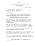 Letter from E. C. Hof, American Brake Shoe and Foundry Company, to Arthur R. Tucker, Managing Director, AIA, re: Three Proposed Resolutions Concerning Appointment of Auditors, Receivables and Inventories. by E. C. Hof