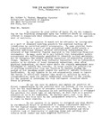 Letter from E. A. Kleinschmidt, Vice-President, York Ice Machinery Corporation, to Arthur R. Tucker, Managing Director, Controllers Institute of America, re: Tentative Draft of Resolutions in Connection With Inventories, Receivables and Appointment of Auditors. by E. A. Kleinschmidt