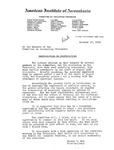 Comment Letters (Various) Pertaining to Depreciation on Appreciation.
