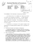 Comment Letters (Various) Pertaining to Unamortized Discount and Redemption Premium on Bonds Refunded; Quasi-Reorganization or Corporate Readjustment; Comparative Statements; Depreciation on Appreciation; Subjects for New Studies; Issue of Opinions of the Committee on Accounting Procedure.