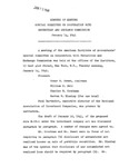 Minutes of Meeting of the Special Committee on Cooperation With Securities and Exchange Commission, January 14, 1941. by American Institute of Accountants. Special Committee on Cooperation With Securities and Exchange Commission and Homer N . Sweet
