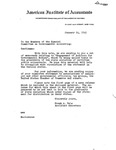 Letter from Frank A. Gale, Assistant Secretary, AIA, to Members of the Special Committee on Governmental Accounting and to State Society Presidents, re: Publication Relating to Engagement of Auditors for Governmental Bodies. by Frank A. Gale