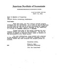 Letter from Frank A. Gale, Assistant Secretary, AIA, to Members of Committee for Central States Accounting Conference, re: Revised Program Worksheet for the Conference. by Frank A. Gale and American Institute of Accountants. Committee for Central States Accounting Conference