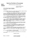 Note From Frank A. Gale, Assistant Secretary, AIA, to State Society Presidents and Conference Committee Members, re: Tentative Program Outline for Mountain States Accounting Conference, May 22-23, 1941, at Cosmopolitan Hotel, Denver. by Frank A. Gale