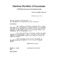 Letter from Frank A. Gale, Assistant Secretary, AIA, to Chairman and Members of the Committee on Cooperation With Bankers, re: Summary of Proceedings at a Meeting of Sioux City Bankers and Members of the Sioux City Chapter of the Iowa Society of Certified Public Accountants Held on December 11th, 1940. by Frank A. Gale