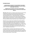 Comprehensive Handbook for Investment Fiduciaries, Financial Advisors and Plan Sponsors Outlines Prudent Investment Practices, Targeted For the More than 5-Million Investment Fiduciaries who Manage 80-90% of the Nation’s Investable Wealth by American Institute of Certified Public Accountants (AICPA)