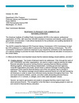 Response to request for comments on national strategy. by Carl R. George