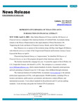 Representative Hinojosa of Texas cites AICPA in resolution on financial literacy. by American Institute of Certified Public Accountants (AICPA)