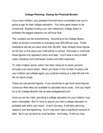College Planning: Easing the Financial Burden (Pattern Speech) by American Institute of Certified Public Accountants (AICPA)