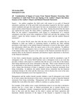 Consideration of impact of losses from natural disasters occurring after completion of audit field work and signing of the auditor's report but before issuance of the auditor's report and related financial statements. by American Institute of Certified Public Accountants (AICPA)
