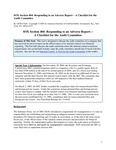 SOX section 404: responding to an adverse report - a checklist for the audit committee.