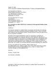 AICPA asks IRS to withdraw proposed Section 752 Regs on disregarded entities: Comments on Reg-128767-04 regarding the treatment of disregarded entities under Section 752.
