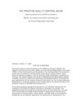 Tax practice quality control guide. by American Institute of Certified Public Accountants. Tax Division