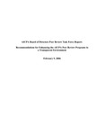 AICPA Board of Directors Peer Review Task Force Report: Recommendations for enhancing the AICPA Peer Review programs in a transparent environment.