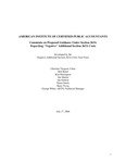 Comments on proposed guidance under Section 263A regarding negative additional Section 263A costs.
