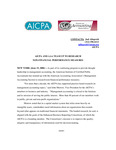 AICPA and AAA team up to research non-financial performance measures.