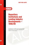 Depository institutions and lending industry developments - 1998-99; Audit risk alerts by American Institute of Certified Public Accountants
