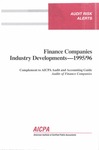Federal government contractors industry developments - 1995/96; Audit risk alerts
