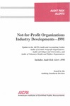 Not-for-profit organizations industry developments - 1991; Audit risk alerts