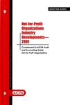 Not-for-profit organizations industry developments - 2001; Audit risk alerts by American Institute of Certified Public Accountants