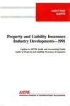 Property and liability insurance industry developments - 1991; Audit risk alerts