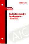 Real estate industry developments - 1999/2000; Audit risk alerts by American Institute of Certified Public Accountants