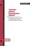 Securities industry developments - 2000/01; Audit risk alerts by American Institute of Certified Public Accountants. Auditing Standards Division