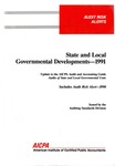 State and local governmental developments - 1991; Audit risk alerts