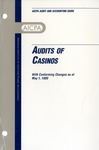 Audits of casinos with conforming changes as of May 1, 1999; Audit and accounting guide: by American Institute of Certified Public Accountants. Gaming Industry Special Committee