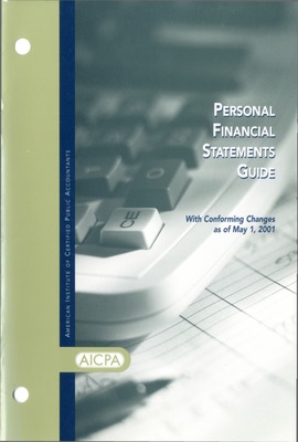 "Personal financial statements guide with conforming changes as of May " by American Institute ...