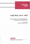 Audit risk alert - 1993; Audit risk alerts by American Institute of Certified Public Accountants. Auditing Standards Division