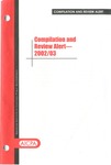 Compilation and review alert - 2002/03; Audit risk alerts