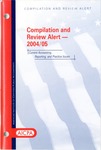 Compilation and review alert - 2004/05; Audit risk alerts by American Institute of Certified Public Accountants. Auditing Standards Division