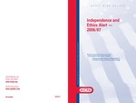 Independence and ethics alert - 2006/07; Audit risk alerts by American Institute of Certified Public Accountants