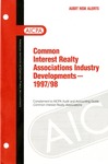 Common interest realty associations industry developments - 1997/98; Audit risk alerts by American Institute of Certified Public Accountants
