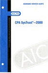 SysTrust - 2000; Assurance services alerts by American Institute of Certified Public Accountants