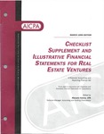 Checklist supplement and illustrative financial statements for real estate ventures : a financial accounting and reporting practice aid, March 1999 edition by American Institute of Certified Public Accountants. Accounting and Auditing Publications and Maryann Kasica
