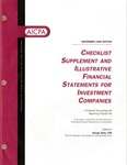 Checklists and illustrative financial statements for investment companies : a financial accounting and reporting practice aid, December 1996 edition