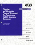Checklists and illustrative financial statements for property and liability insurance companies : a financial accounting and reporting practice aid, December 1993 edition