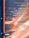 Checklists and illustrative financial statements for property and liability insurance companies : a financial accounting and reporting practice aid, December 2001 edition