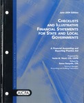 Checklists and illustrative financial statements for state and local governmental units : a financial reporting practice aid, June 2004 edition