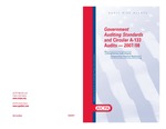 Government auditing standards and Circular A-133 audits - 2007/08; Audit risk alerts by American Institute of Certified Public Accountants