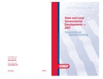 State and local governmental developments - 2007; Audit risk alerts by American Institute of Certified Public Accountants. Auditing Standards Division