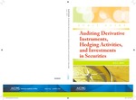 Auditing derivative instruments, hedging activities, and investments in securities, with conforming changes as of June 1, 2010; Audit and accounting guide by American Institute of Certified Public Accountants. Financial Instruments Task Force