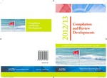 Compilation and review developments - 2012/13; Compilation and Review alert; Audit risk alerts