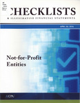 Checklists & Illustrative Financial Statements, Not-for-Profit Entities, April 30, 2016