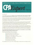 CPA expert 1995 premier issue by American Institute of Certified Public Accountants